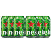临期品:喜力啤酒 经典啤酒330ml*6罐