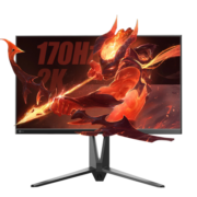 联想来酷 Lecoo 27英寸 IPS 2K超清 170Hz 1ms响应 HDR技术 105%sRGB 旋转升降电竞小金刚显示器 K2718QL