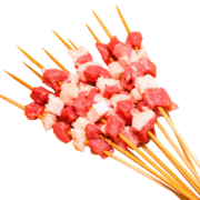 PLUS会员：杞乐康 宁夏滩羊肉串 国产原切净重400g/袋*4袋 共80串