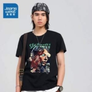 Jeanswest 真维斯 男士潮流印花宽松圆领T恤*3件