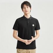 GIORDANO 佐丹奴 男士刺绣拼色短袖POLO衫 01012402