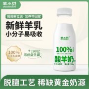 羊小贝 低温酸羊奶益生菌乳酸菌风味发酵乳 200g*6瓶