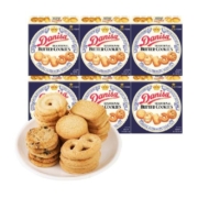 DANISA/皇冠进口饼干曲奇75g*6儿童零食郊游零食早餐饼干