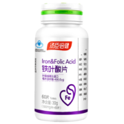 汤臣倍健 铁叶酸片500mg*60片 成人男女备孕孕妇乳母营养补铁