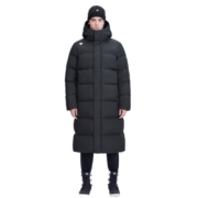 迪桑特（DESCENTE） 运动羽绒服 首尔版男女长款羽绒服冬季 D2491SDJ89C 男子-黑色BK 男M(170/92A)
