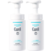 珂润（Curel）润浸保湿洁颜泡沫双支装150ml*2 水润洗面奶洁面  送男友