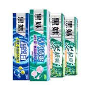 heimei 黑妹 牙膏 （超莹白120g+活力清爽120g+茶极爽140g*2+赠 黑妹牙膏20g*3+牙刷*3）