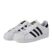 再降价、限尺码：adidas 阿迪达斯 三叶草 Superstar J 女子休闲运动板鞋 FU7712