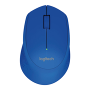 罗技（Logitech）M280(M275升级款)无线鼠标家用商务USB办公鼠标右手鼠标人体工学企采 M280 蓝色
