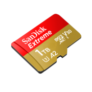 闪迪 存储卡运动相机卡 1T microSD 读160M/s写90M/s