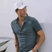 Brooks Brothers 布克兄弟 男士全棉翻领条纹短袖POLO衫