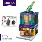 森宝积木 迷你街景城市系列 6021 KTV 多款可选