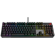 20点，PLUS会员：ASUS 华硕 游侠RX 104键 有线机械键盘 黑色 ROG RX蓝轴 RGB