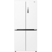 东芝（TOSHIBA）白珍珠60厘米超薄零距离嵌入式十字对开门大容量家用电冰箱无霜变频GR-RF450WE-PM151荧纱白