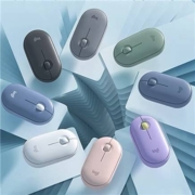聚划算百亿补贴：罗技LOGITECH PEBBLE无线蓝牙鼠标轻薄办公女生ipad