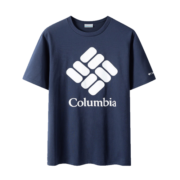 Columbia 哥伦比亚户外男士奥米吸湿经典LOGO套头圆领短袖T恤AE1415 464 L
