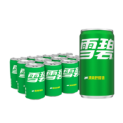 限地区、京东plus：雪碧 Sprite 汽水饮料 200ml*12罐 整箱装*5件