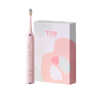 博皓（prooral） 电动牙刷T09 智能声波震动洁牙 成人充电式 杜邦刷头 礼物送男女朋友 粉色
