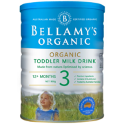 贝拉米（Bellamy）澳洲原装(Bel's)有机婴儿配方奶粉900g/罐 3段单罐