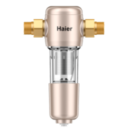 海尔（Haier） 前置过滤器40微米免换芯反冲洗家用大通量净水器全屋自来水管道 HP35顶配升级6.3T双涡轮正反冲洗