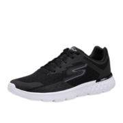 Skechers轻便运动鞋减震舒适休闲鞋跑步鞋54353BKW黑色/白色 41