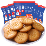 其妙 日式小圆饼海盐味苏打饼干 小圆饼500g12袋
