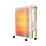 美的（Midea） 电暖气电暖器取暖器家用电油汀电油丁家用电暖气片烤火炉电热器家用节能干衣加湿 【经典13片】2200W（18GW）