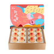 plus会员：阳山 水蜜桃 单果5两-6两大果 12个礼盒装