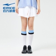 鸿星尔克运动短裙2023夏季女士休闲运动半裙百褶裙百搭半身裙时尚