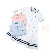HAZZYS 哈吉斯 女童翻领Polo连衣裙