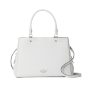 凯特丝蓓 KATE SPADE 奢侈品 女士皮质白色单肩手提包斜跨包WKR00335 075 白色