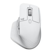 罗技（Logitech）适用于Mac的MX Master 3S鼠标 无线蓝牙鼠标 办公鼠标 静音鼠标 珍珠白