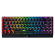 雷蛇 Razer 黑寡妇蜘蛛V3迷你无线幽灵键帽版 机械键盘 游戏键盘 68键 无线蓝牙有线键盘 RGB灯效 黄轴