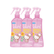 【自营】日本vape驱蚊防蚊水婴儿驱蚊喷雾凯蒂猫蜜桃味200ml*3瓶