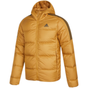 阿迪达斯 （adidas）羽绒服男子连帽防寒保暖羽绒服运动休闲外套夹克HD9743麦棕色 M