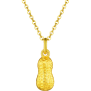 京东百亿补贴：LUKFOOK JEWELLERY 六福珠宝 花生足金吊坠 约0.93g L01GTBP0007