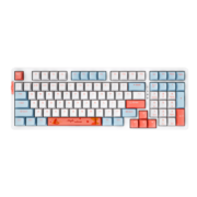 VGN V98Pro 游戏动力 客制化机械键盘 三模2.4G/有线/蓝牙全键热插拔 gasket结构 V98Pro Box知秋轴 枫糖