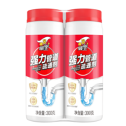威王管道疏通剂 管道通下水道马桶堵塞地漏厕所浴室除臭毛发分解垃圾 管道通300g*2瓶