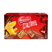 有券的上：雀巢 脆脆鲨 巧克力牛奶味威化夹心饼干20g*6条