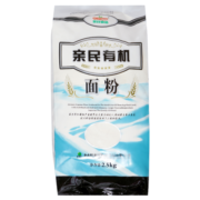 亲民食品 北大荒 亲民特制一等 有机面粉2.5kg(5斤/袋 通用中筋有机面粉）
