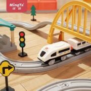 MingTa 铭塔 百变轨道电动小火车 27件套