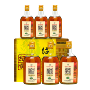 圣塔 绍兴黄酒花雕酒冬酿半干型整箱礼盒装 清爽五年500ml*6瓶*1箱