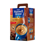 麦斯威尔（Maxwell House） 咖啡 三合一特浓味速溶咖啡粉1300g（新老包装随机发） 100条袋装（拍下含5条咖啡）