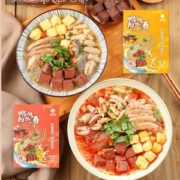 南京农业大学食品科技学院研制，南农 南京鸭血粉丝汤 164g*2盒