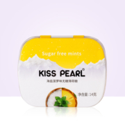 补充维生素c无糖薄荷糖kisspearl糖果清新口气接吻糖含VC口香糖Z