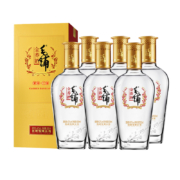 20点开始、88VIP：MAO PU 毛铺 苦荞酒 金荞 42%vol 白酒 500ml*6瓶 整箱装