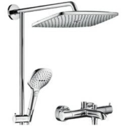 预售：hansgrohe 汉斯格雅 26777007 双飞雨240超大顶喷恒温花洒套装