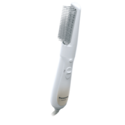 松下（Panasonic）卷烫发棒卷发器烫发器直发梳卷发梳子 吹卷造型梳 卷直两用美发神器  EH-KA12-W496白