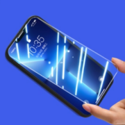 铂信 苹果手机防窥全包边贴膜防摔钢化膜 iPhone7~14promax全型号 纳米高清膜2片装