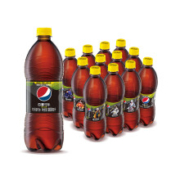 Pepsi 百事可乐 无糖碳酸饮料 青柠味汽水 900ml*12瓶 *3件